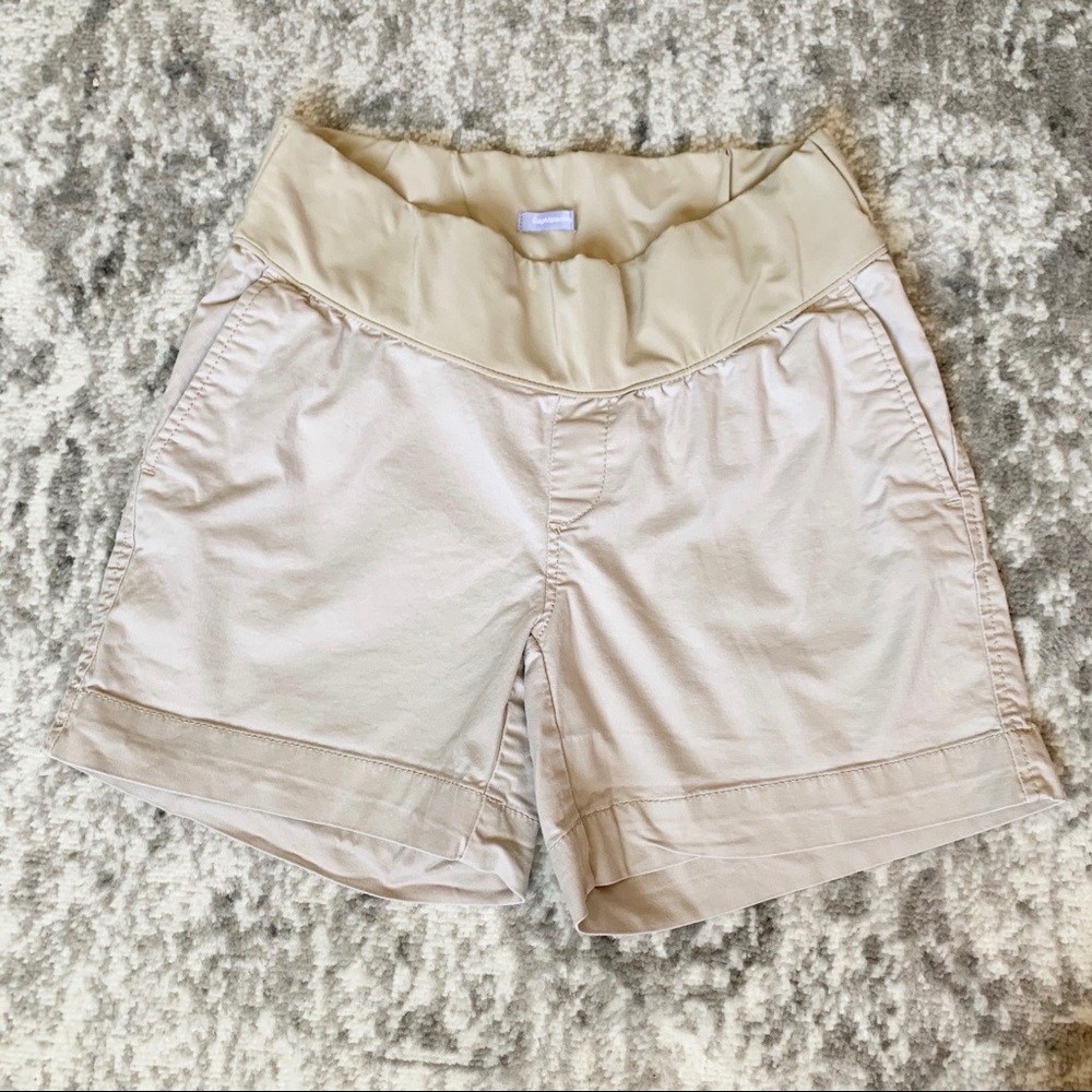 Gap Maternity stretch shorts - beige size 4
